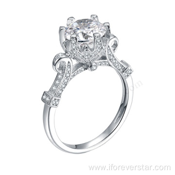 moissanite diamond ring Proposal Ring wedding gold rings